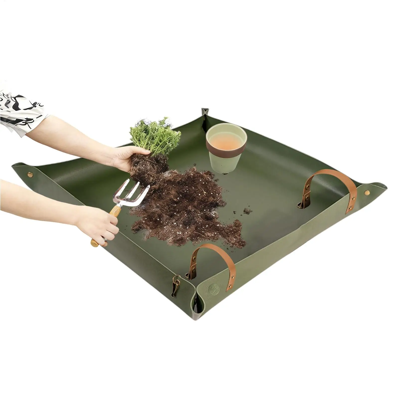 Repotting Mat - Waterproof Foldable Potting Mat Double Sided