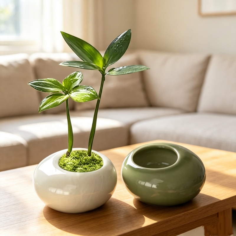 Mini Ice Crack Glazed Plant Po - огляд і ціна Succulent Set