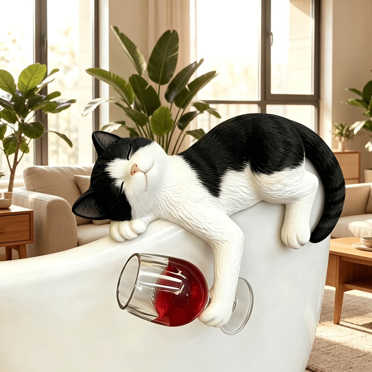 Funny Drunk Tired Tuxedo Cat F - огляд і ціна Pothos