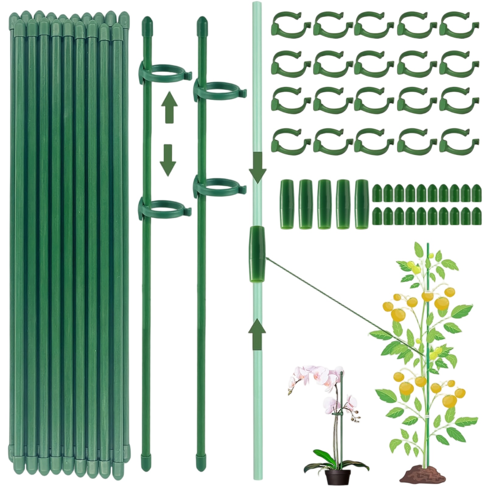 Plant Supports Rod Single Stem - огляд і ціна Terracotta Pot